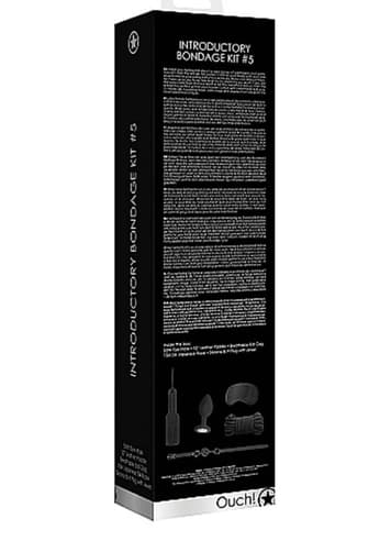 Frekke sexleketøy - Bondage kit sort Ouch - bilde 3