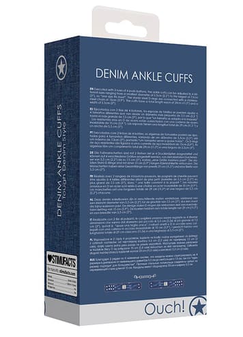 Frekke sexleketøy - Fotlenker Ouch Denim Style - bilde 6