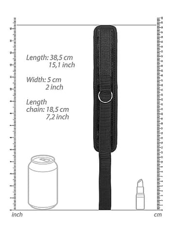 Frekke sexleketøy - Ankelmansjetter Ouch Velvet and Velcro - bilde 3