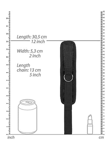 Frekke sexleketøy - Håndjern Ouch Velvet and Velcro - bilde 2