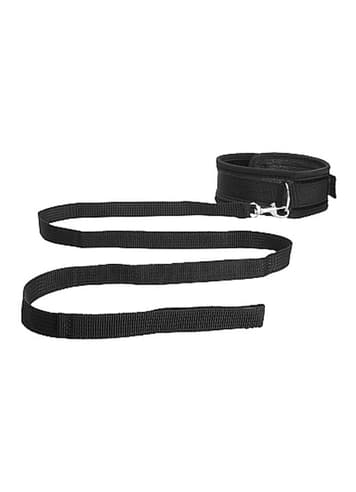 Frekke sexleketøy - Halsbånd og lenke Ouch Velvet and Velcro - bilde 1