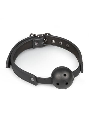 Frekke sexleketøy - EasyToys ball gag sort - bilde 1