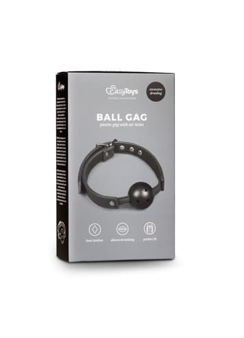 Frekke sexleketøy - EasyToys ball gag sort - bilde 2