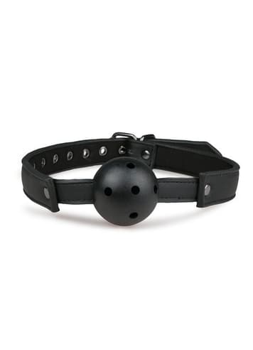 Frekke sexleketøy - EasyToys ball gag sort - bilde 3