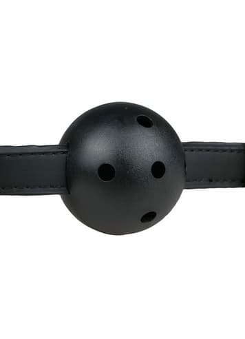 Frekke sexleketøy - EasyToys ball gag sort - bilde 4