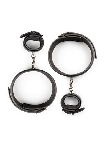 Frekke sexleketøy - EasyToys lår- og håndmansjetter - bilde 4