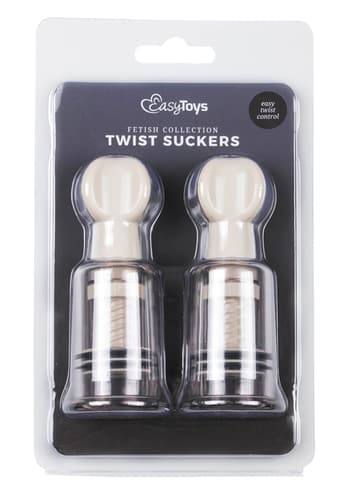 Frekke sexleketøy - EasyToys Nipple Suckers Twist - bilde 1