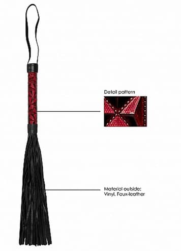 Frekke sexleketøy - Flogger Luxury burgunder - bilde 6