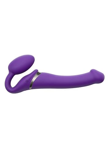Frekke sexleketøy - Strap-on-me vibrerende strap-on M lilla - bilde 1