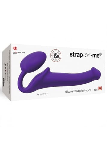 Dildo - Strap-on-me stroppløs strap-on M lilla - bilde 3