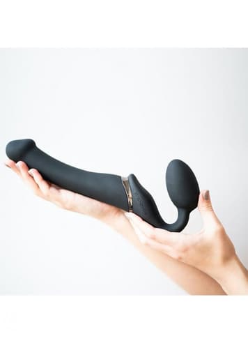 Dildo - Strap-on-me vibrerende strap-on M sort - bilde 9