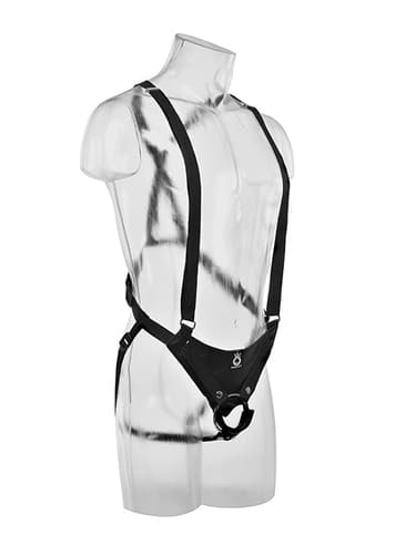 Frekke sexleketøy - Strap On med dildo Hollow 10 inch - bilde 3