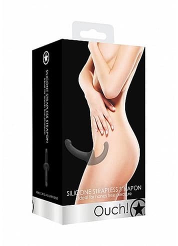 Frekke sexleketøy - Stroppeløs strapon ouch svart - bilde 1