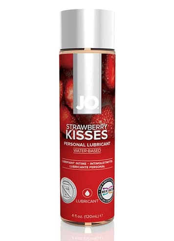 Glidemiddel - Glidemiddel JO Jordbær 120 ml - bilde 1
