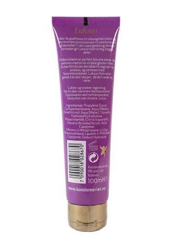 Glidemiddel - Luksus Hybrid glidemiddel 100 ml - bilde 2