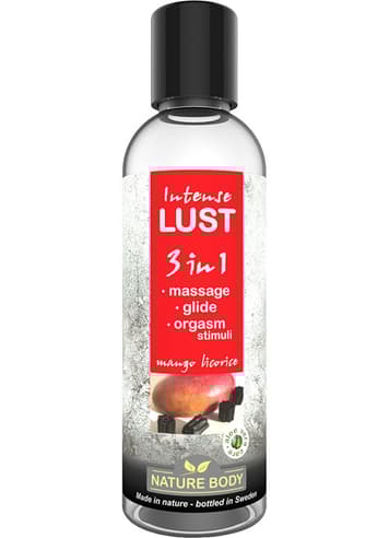 Glidemiddel - Glidemiddel lakris mango 3-i-1 - bilde 1