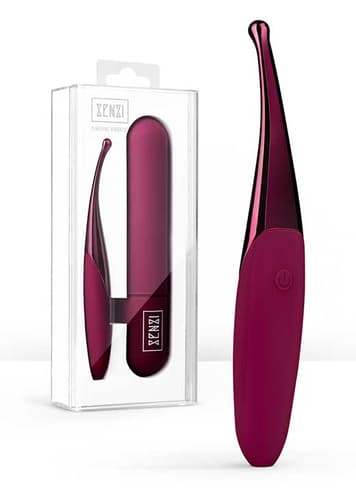 Sexleketøy for henne - Klitorisvibrator Senzi burgunder - bilde 3