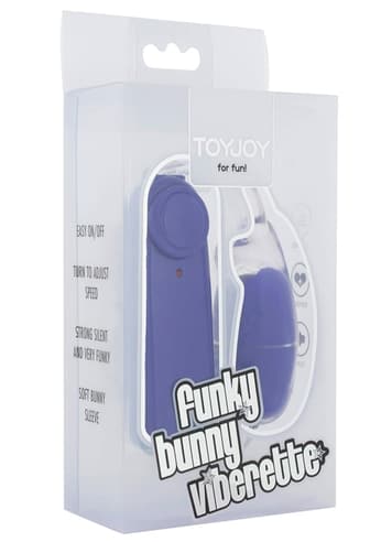 Sexleketøy for henne - Vibrerende egg Funky Bunny - bilde 2