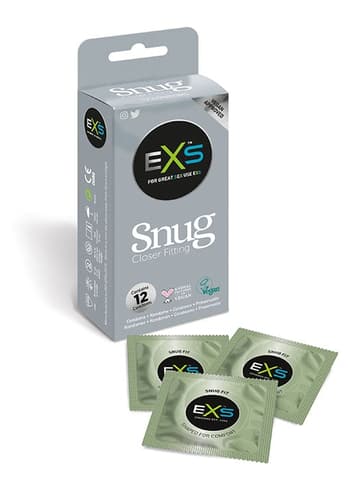 Kondomer - Kondomer EXS Snug Fit 12 pk - bilde 1