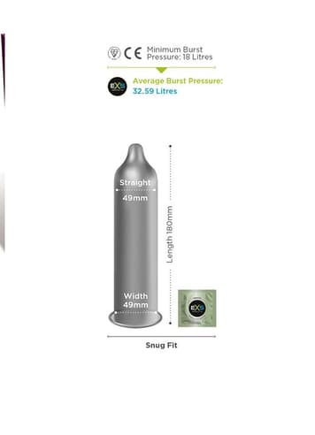Kondomer - Kondomer EXS Snug Fit 12 pk - bilde 2