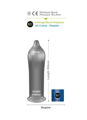 Kondomer - Kondomer EXS Regular Fit 12 pk - bilde 3