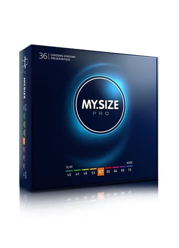Kondomer - Kondomer MySize PRO 57 mm 36 pk - bilde 1