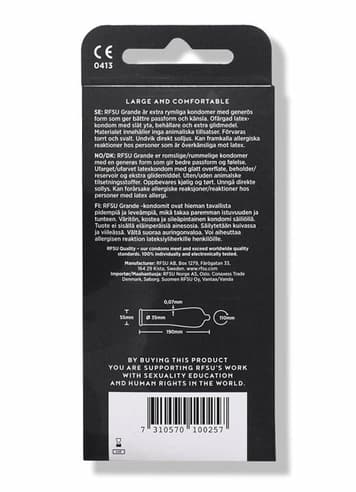 Kondomer - Kondomer RFSU Grande 30 pk - bilde 2