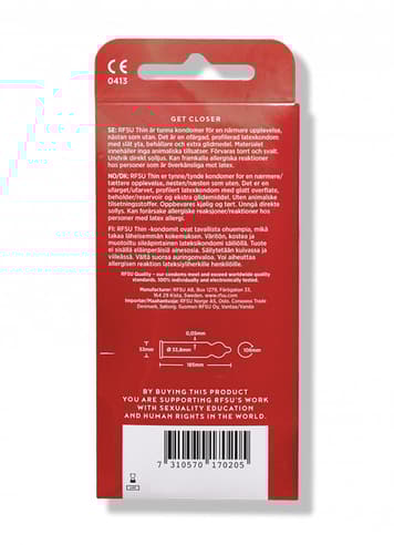 Kondomer - Kondomer RFSU Thin 10pk - bilde 2