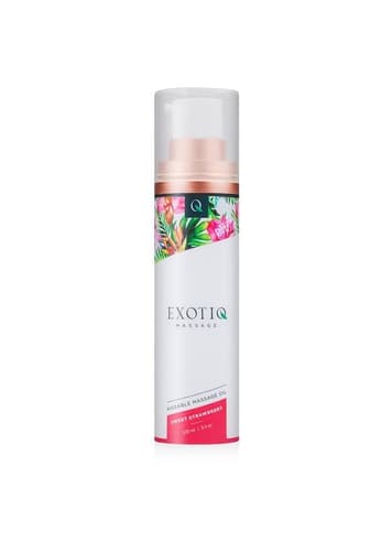 Massasjeolje - Massasjeolje Exotiq jordbær 100 ml - bilde 1