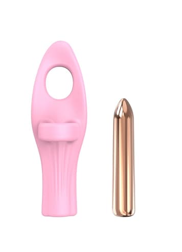 Vibrator - Fingervibrator Tickle Me rosa - bilde 3
