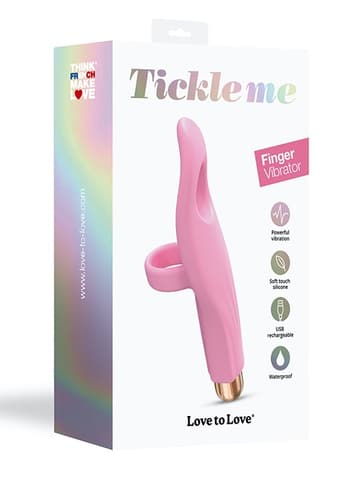 Vibrator - Fingervibrator Tickle Me rosa - bilde 8