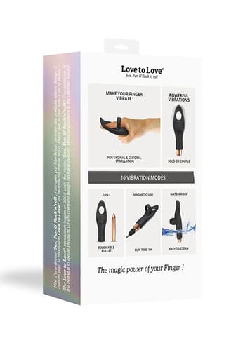 Vibrator - Fingervibrator Tickle Me sort - bilde 9
