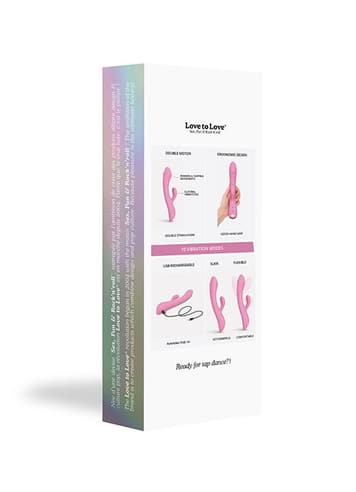 Vibrator - Rabbitvibrator Bunny and Clyde rosa - bilde 11