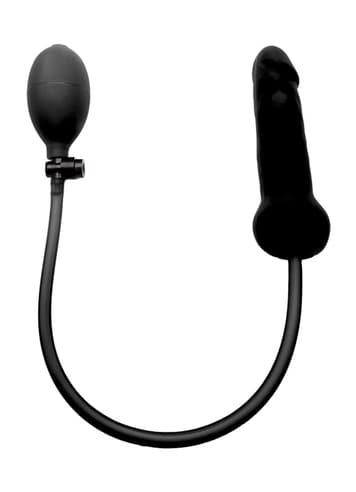 Dildo - Oppblåsbar dildo sort - bilde 1