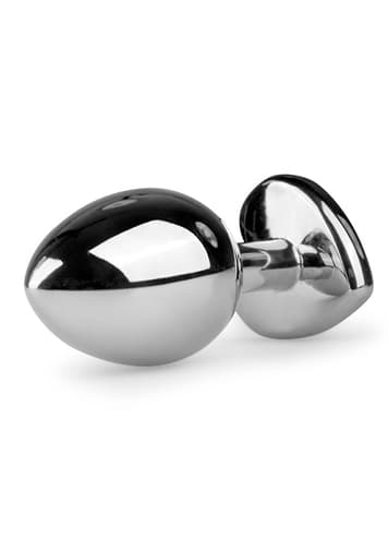 Analsex - EasyToys buttplug med diamant no. 7 sølv - bilde 3