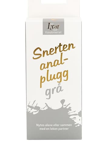Analsex - Mer Lyst Snerten analplugg grå - bilde 6