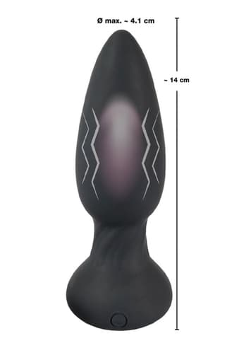 Analsex - Analplugg støtende med fjernkontroll - bilde 2