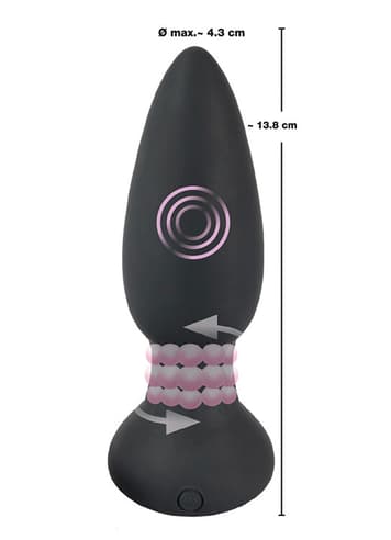 Analsex - Rimmevibrator med fjernkontroll - bilde 3