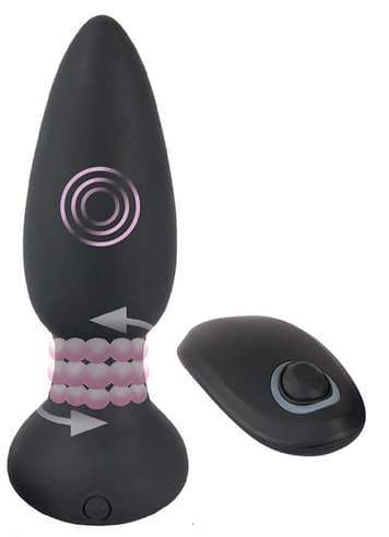 Analsex - Rimmevibrator med fjernkontroll - bilde 1