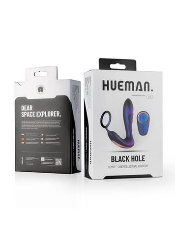 Analsex - Analplugg med ring Black Hole Hueman - bilde 10