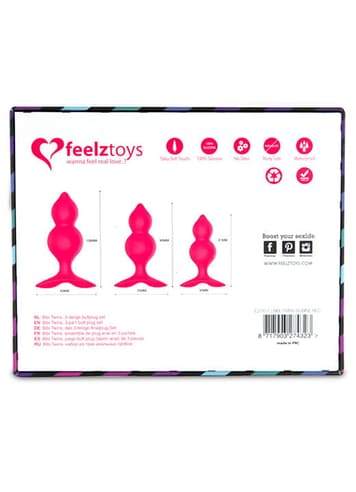 Analsex - Buttplugsett 3 pk FeelzToys - bilde 5