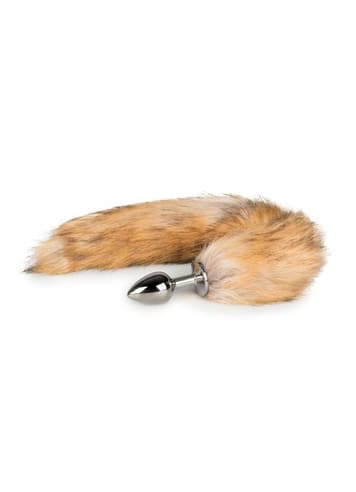 Analsex - EasyToys Fox Tail buttplug No.1 sølv - bilde 1