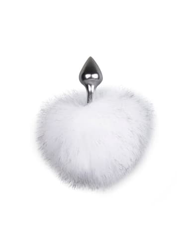 Analsex - EasyToys Bunny Tail buttplug No.1 sølv - bilde 1