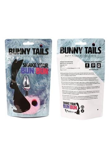 Analsex - Buttplug Bunny Tails FeelzToys rosa - bilde 3