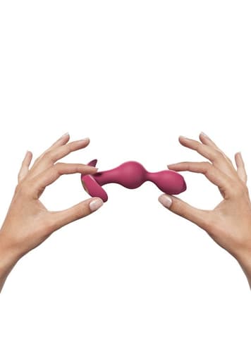 Analsex - Vibrerende analplugg Twinny Bud rosa - bilde 2