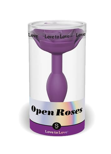 Analsex - Analplugg Open Roses lilla S - bilde 7