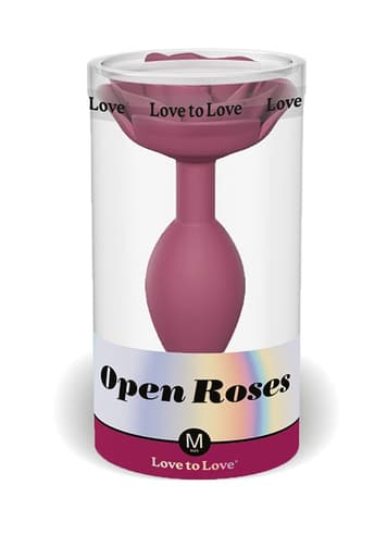 Analsex - Analplugg Open Roses Plomme M - bilde 8