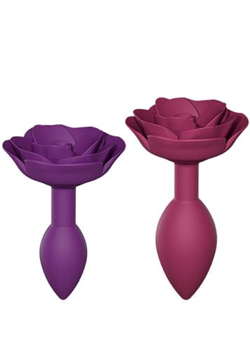 Analsex - Analplugg Open Roses Plomme M - bilde 7