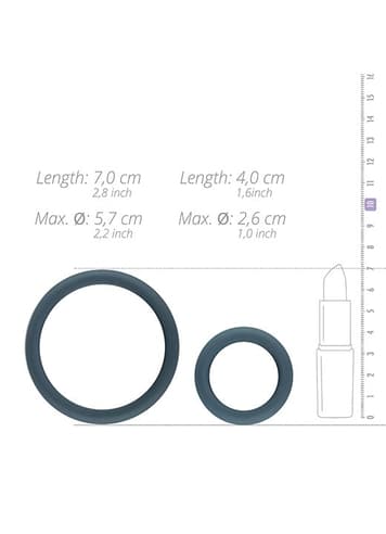 Sexleketøy for menn - Boners ereksjonsring sett 6 pk - bilde 3