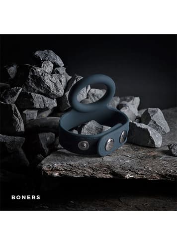 Sexleketøy for menn - Boners penis- og pungring justerbar S/M - bilde 8